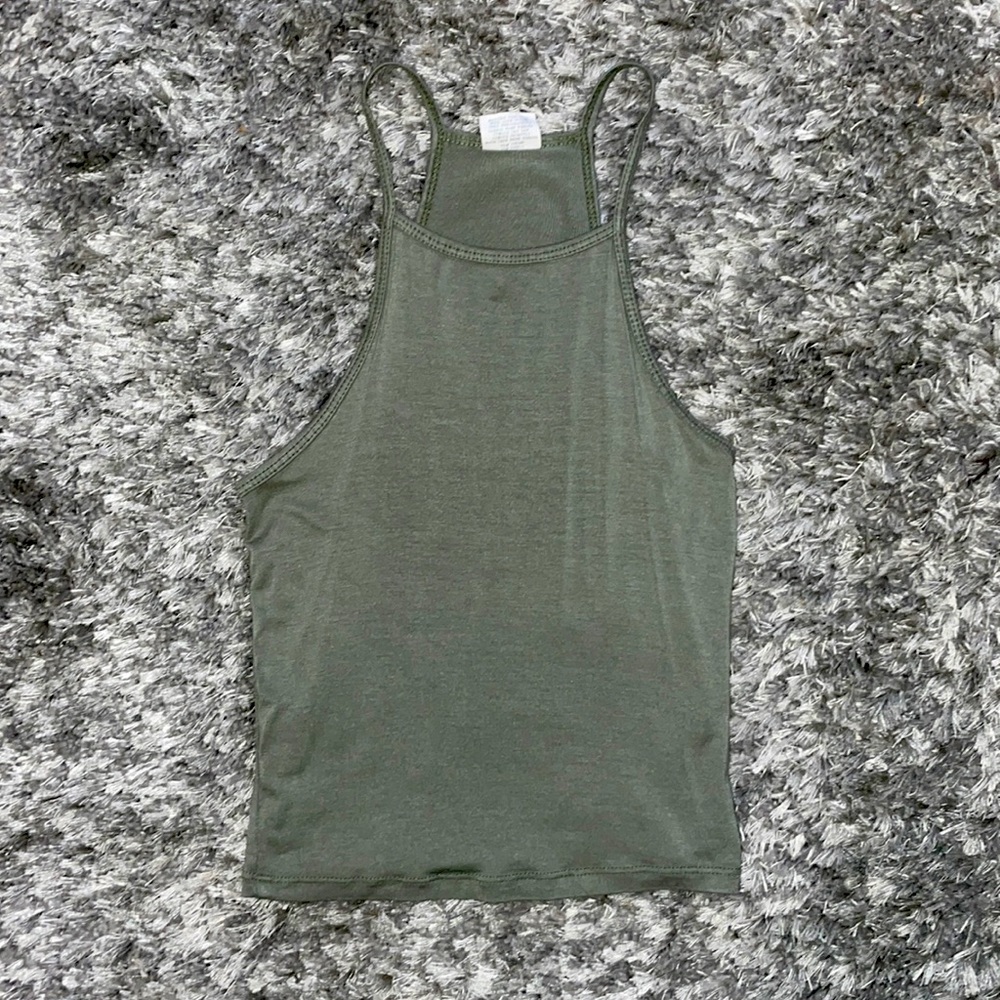 Green Halter Top